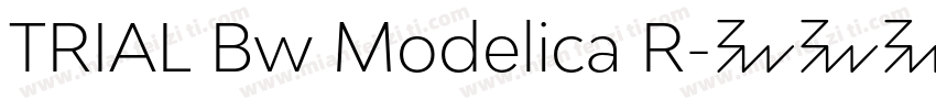 TRIAL Bw Modelica R字体转换